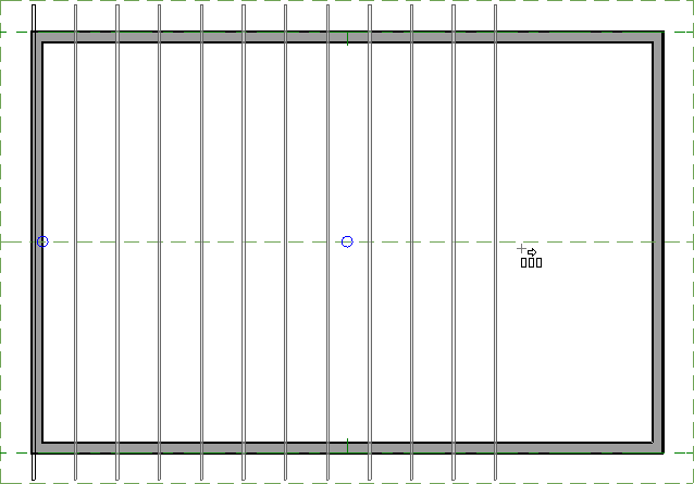 Creating multiple trusses using the Multiple Copy command