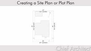 Creating a Site Plan or Plot Plan
