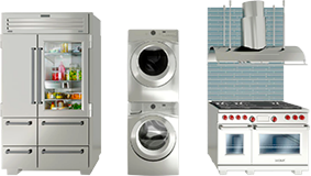 Kitchen and home appliances aid in home design with actual 3D symbol products