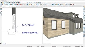 Extend Siding Over Foundation Slab