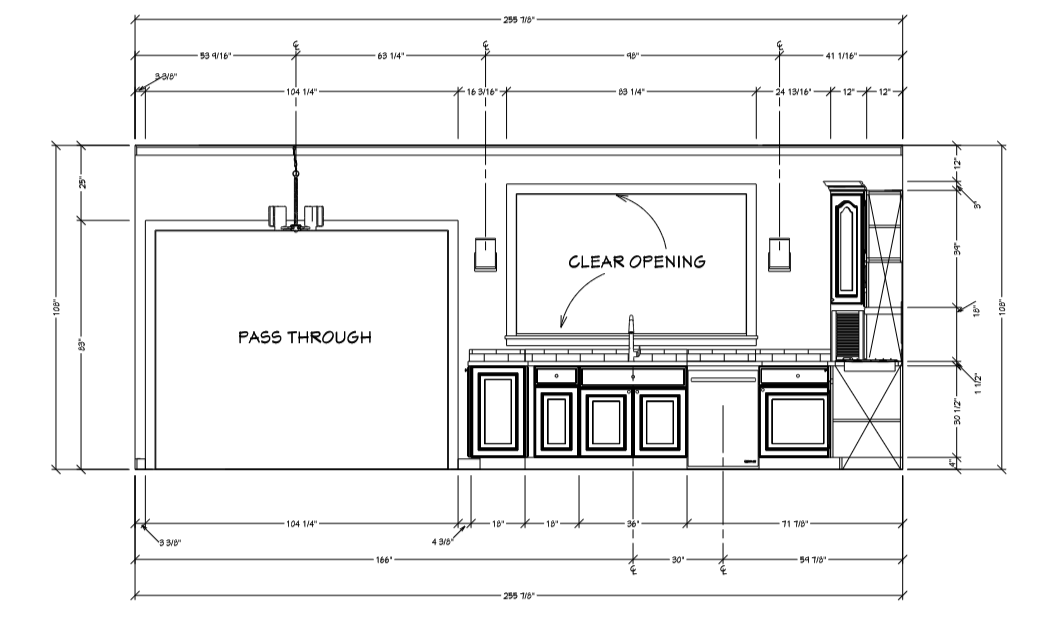 2017 NKBA Student Competition. Jennifer Allen Elevation for her 3rd Place design.