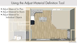 Using the Adjust Material Definition Tool
