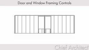 Door and Window Framing Controls