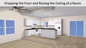 Dropping a Floor and Raising the Ceiling of a Room