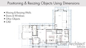 Positioning and Resizing Objects Using Dimensions