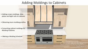 Adding Moldings to Cabinets