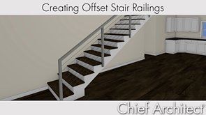 Offsetting Stair Railings