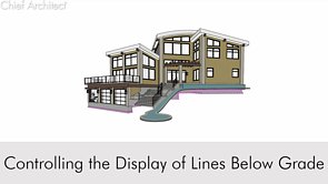 Controlling the Display of Below Grade Lines